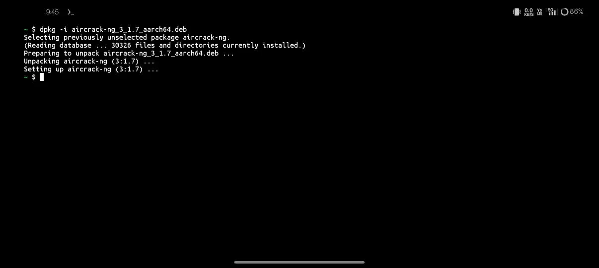 Screenshot_2025-01-01-21-45-31-91_84d3000e3f4017145260f7618db1d683 Installing Aircrack NG In Termux