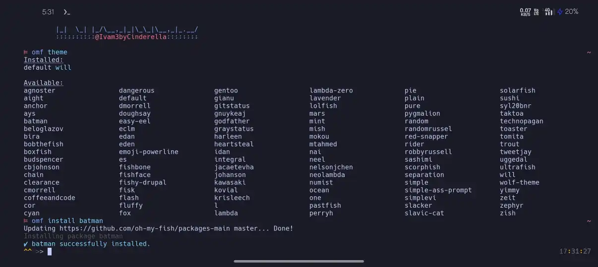 Installing Theme In hacking Lab