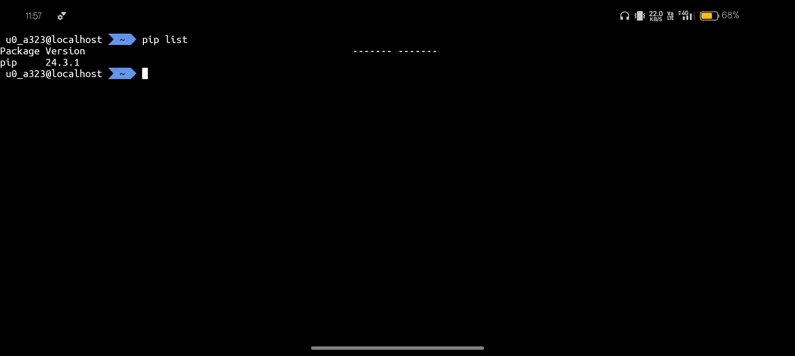 Screenshot_2025-01-12-23-57-19-85_84d3000e3f4017145260f7618db1d683 List All Currently Installed Pip Packages