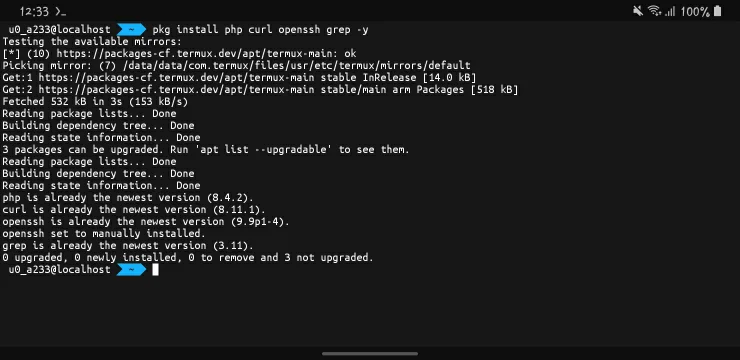 Screenshot_20250124-123352_Termux Install Php Curl And OpenSSH
