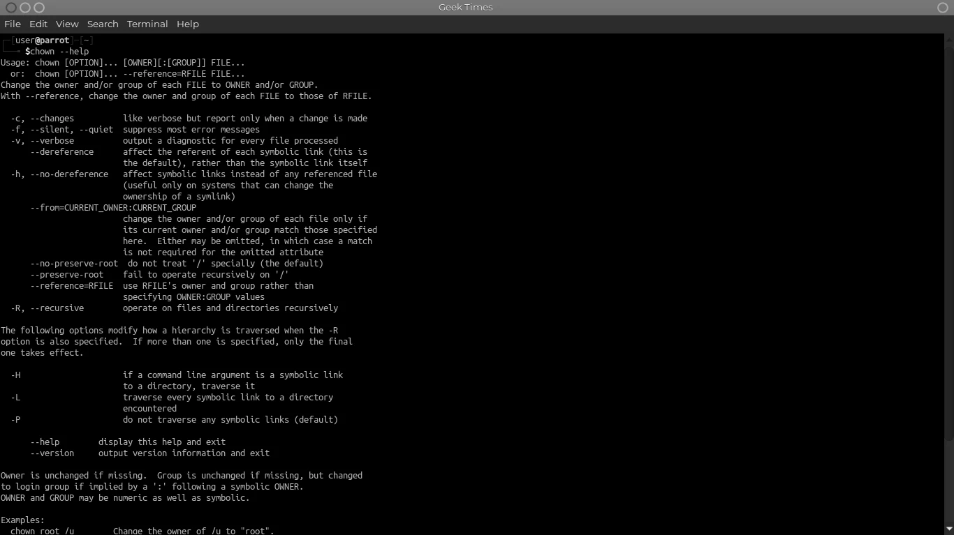 chown Command In Linux