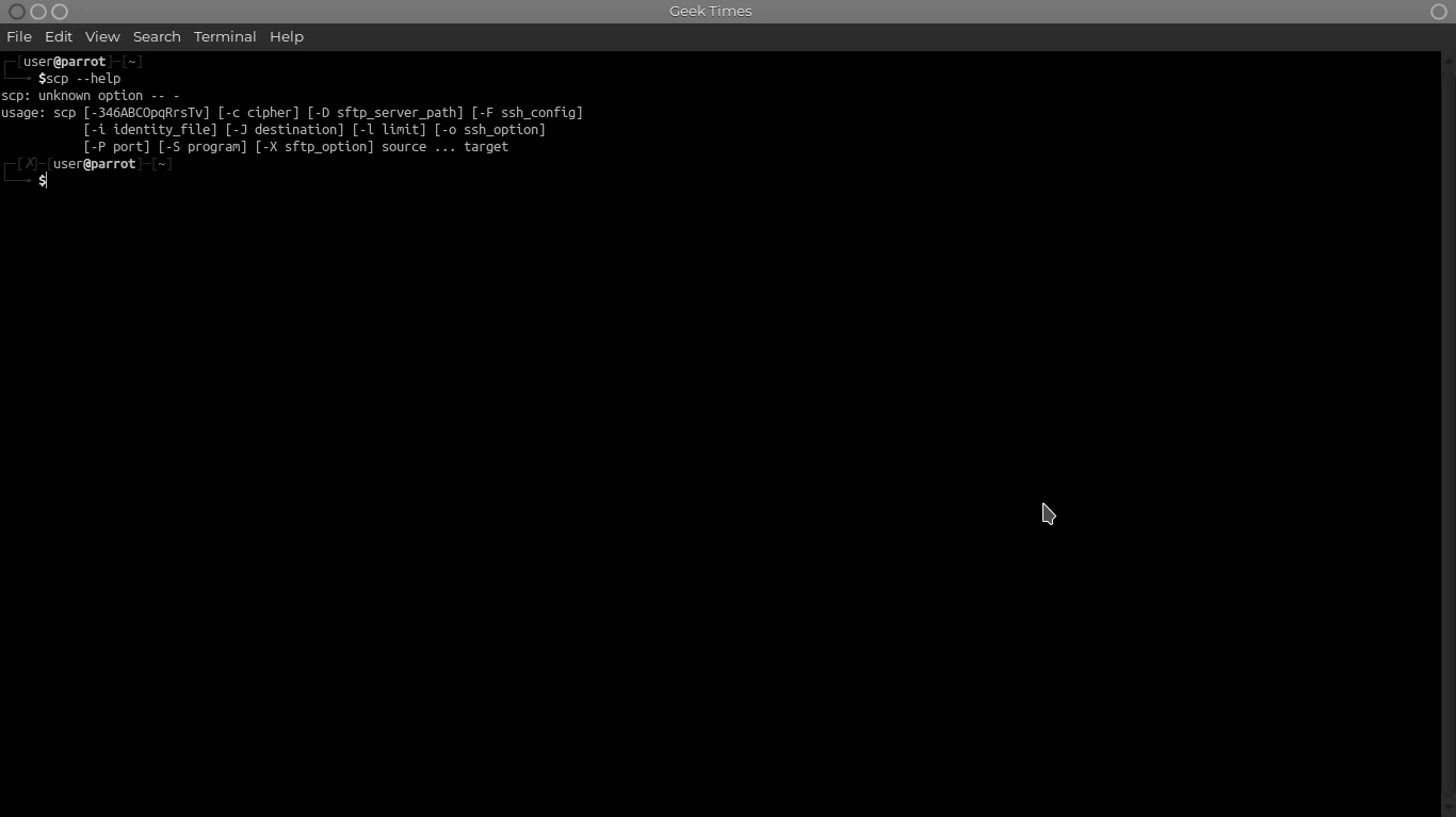 scp Command In Linux