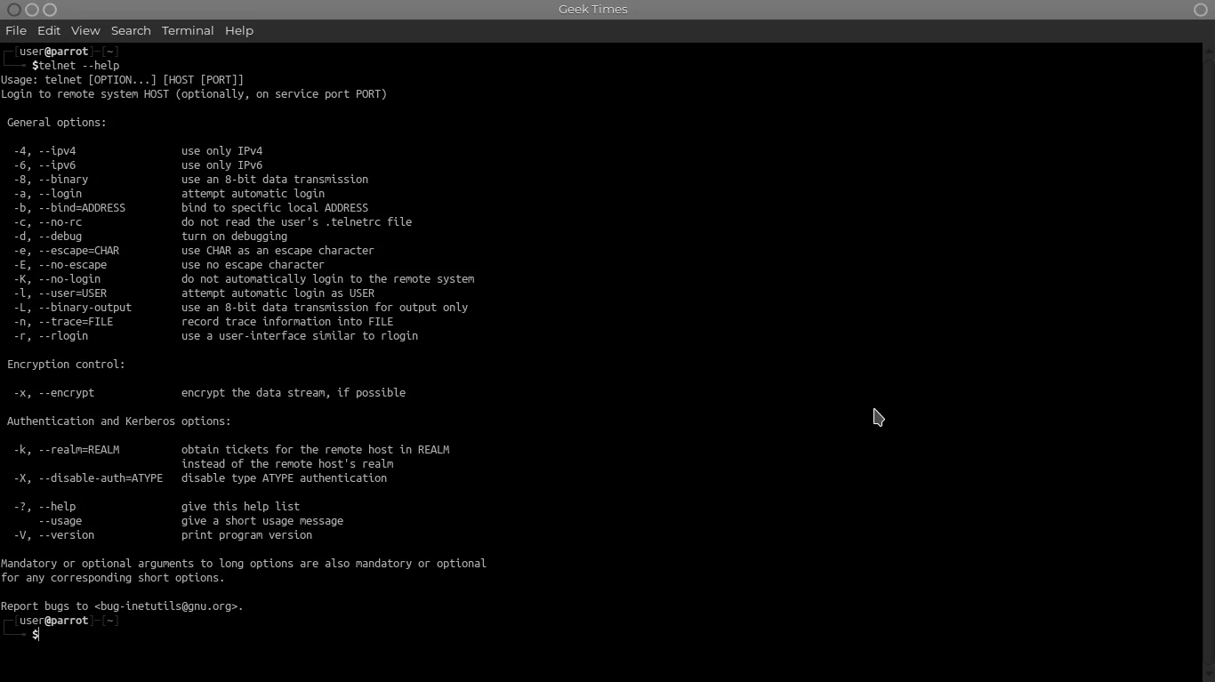 telnet Command In Linux