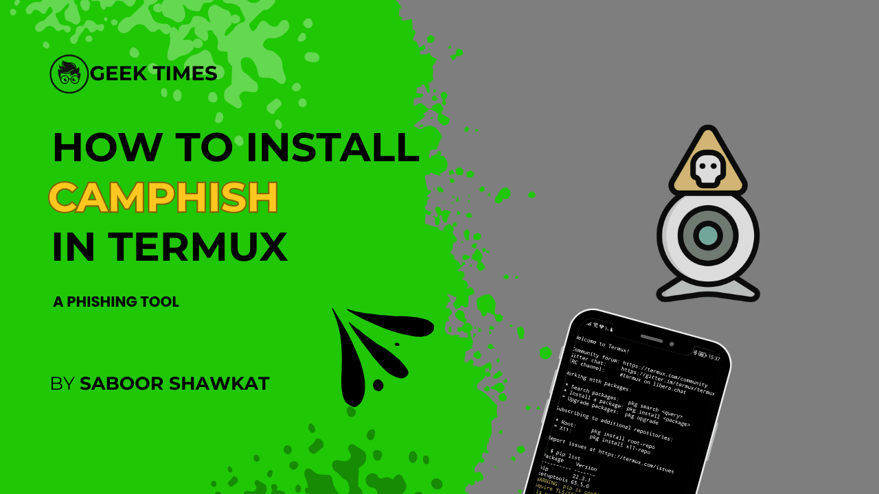 Install Camphish In Termux