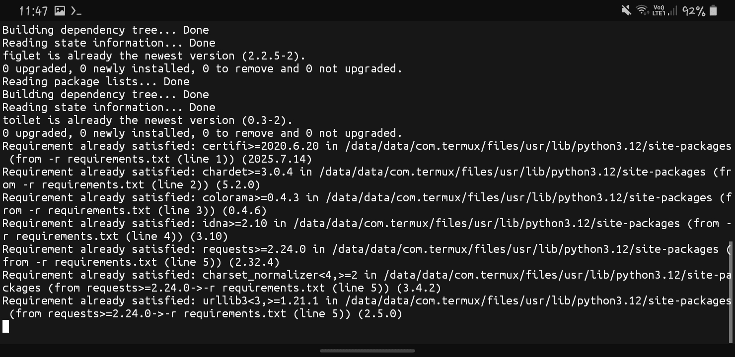 pgw26ndldlbogh5woxq7 Install TBomb In termux